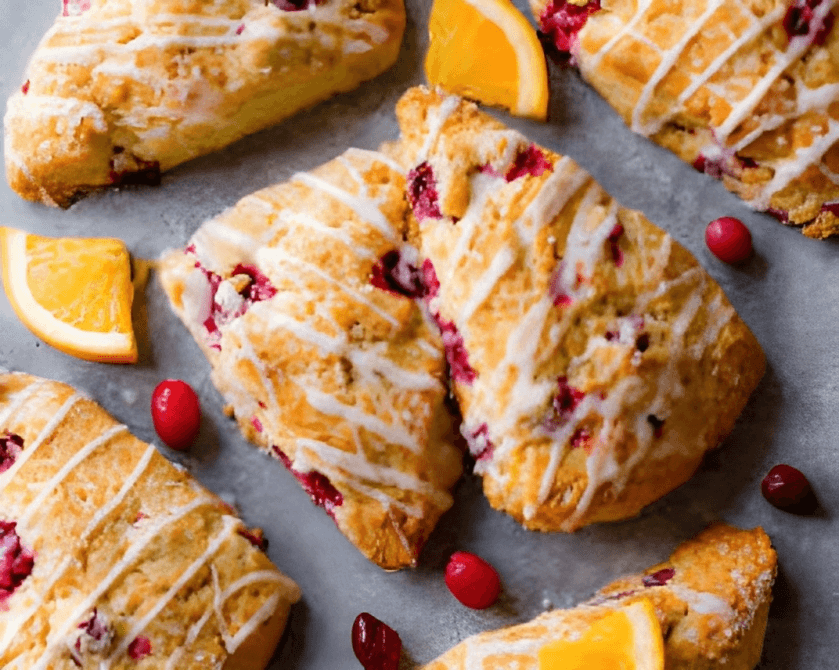 18.Cranberry Orange Scones: