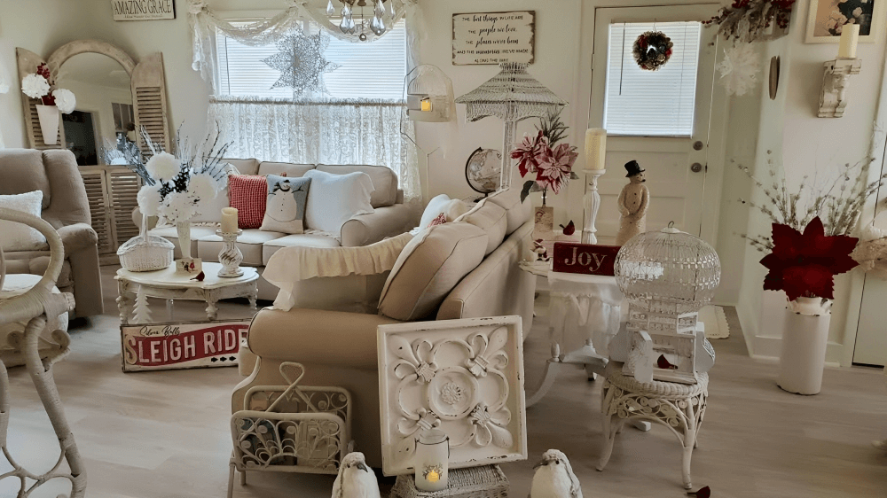 Vintage Christmas House Chic home tour