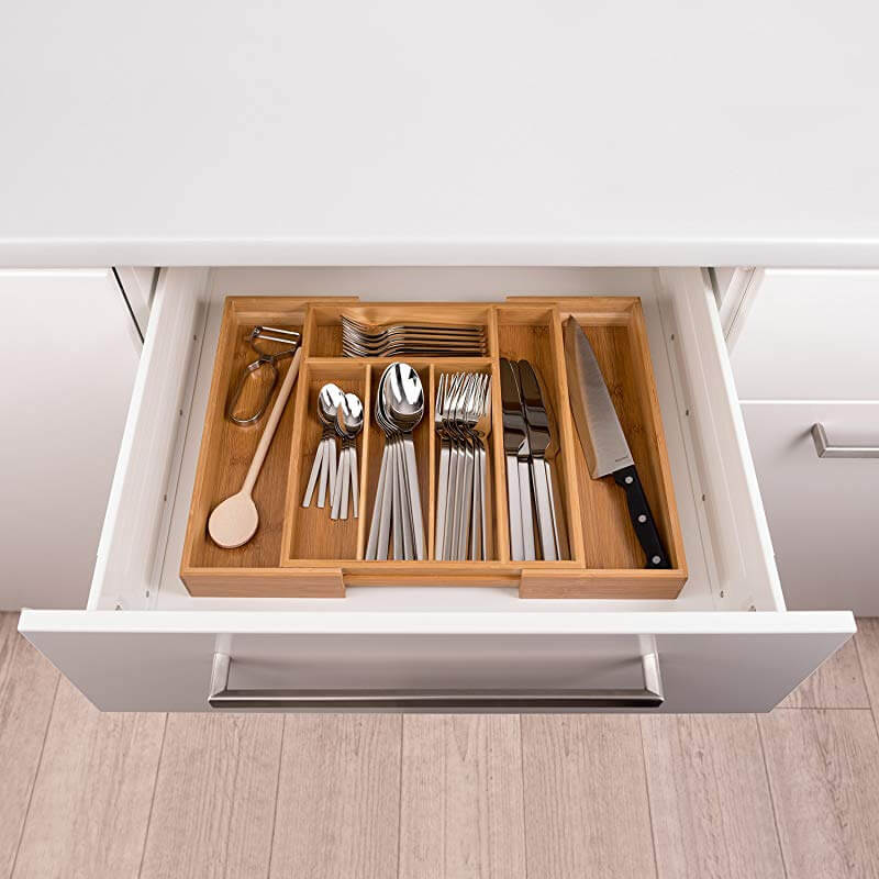Kitchen drawer organizing ideas