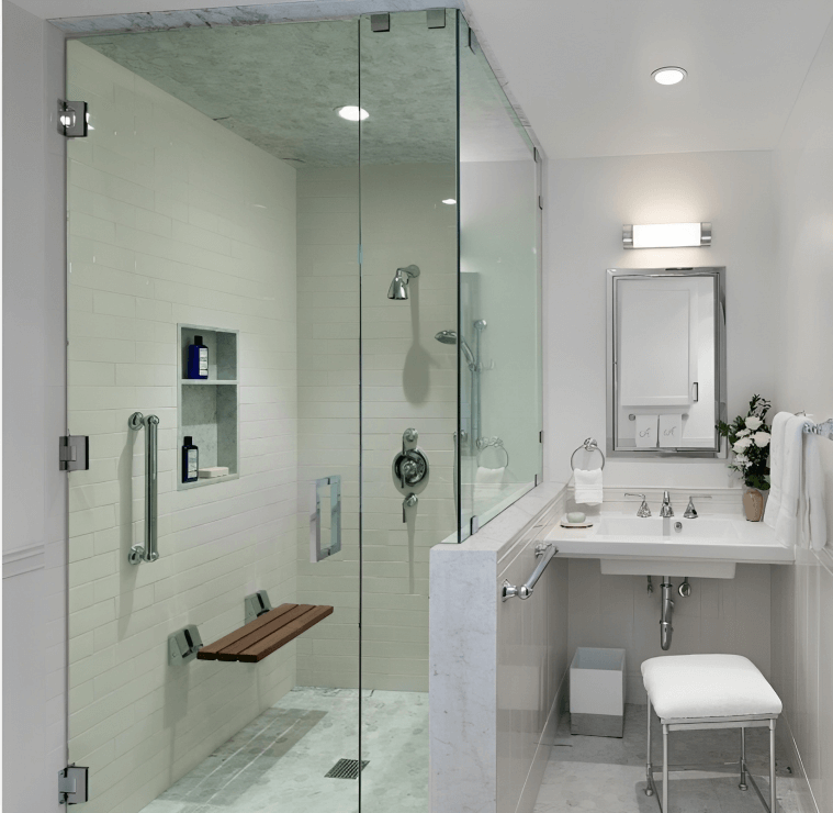 3.Choose Glass Shower Enclosures