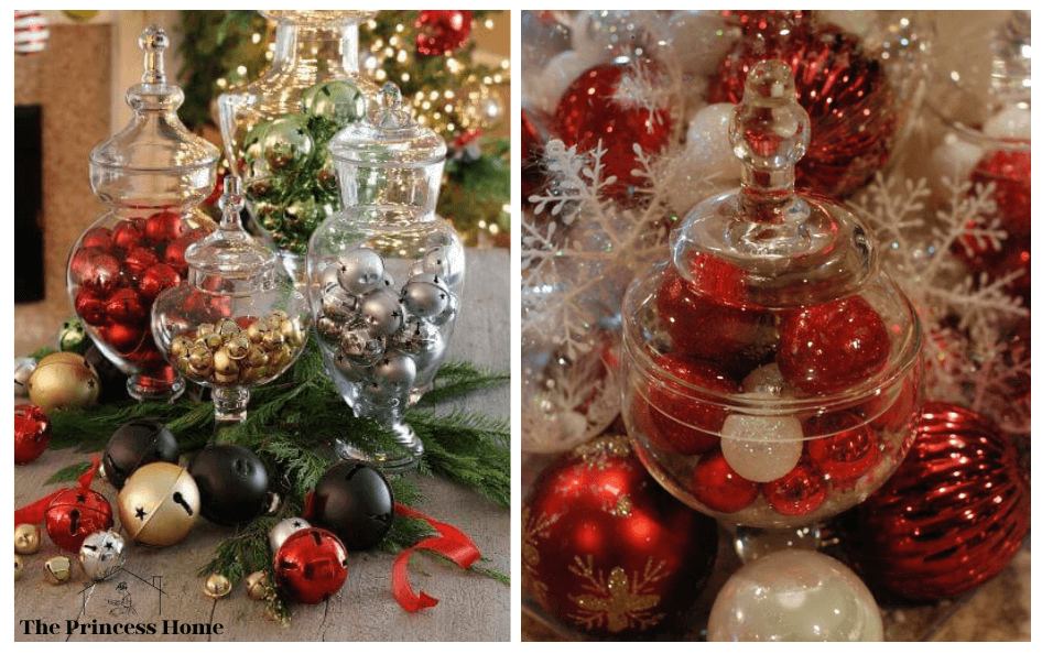 13.Glass Ornaments: Minimalist Elegance