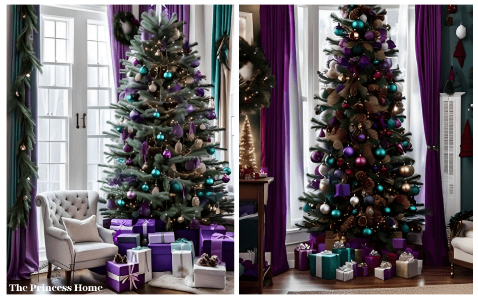 21.Purple Drapes or Curtains: