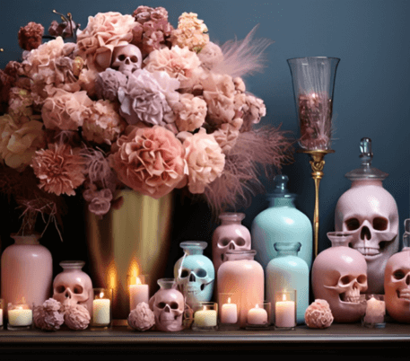 Pink Halloween Decor A Whimsical Twist on Spooky Tradition