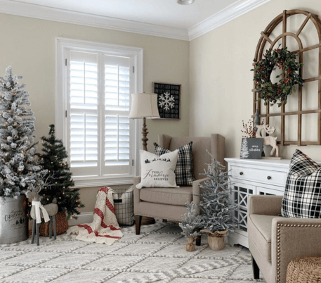 A Beautiful Rustic Farmhouse Christmas Home Tour
