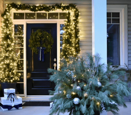 Navy Blue Christmas Decorations Outdoors: Creative Ideas For Holiday