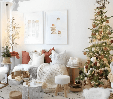 Boho Style Christmas Unique Decor