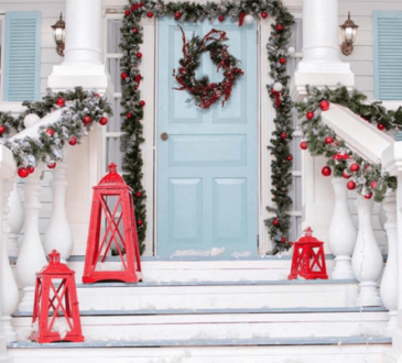 Create a Festive Christmas Outside Decor