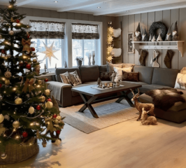 A Christmas Tour of a Holiday Cottage A Festive & Welcoming Space