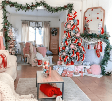 Pretty Red and White Christmas Decorations: Bringing the Holidays Home
