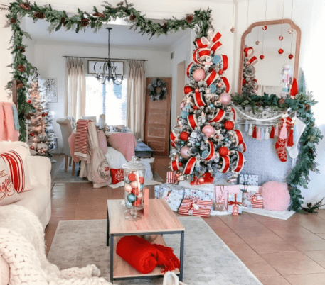 Pretty Red and White Christmas Decorations: Bringing the Holidays Home