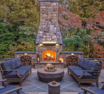 Build Your Own Outdoor Fireplace Diy