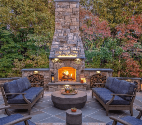 Build Your Own Outdoor Fireplace Diy