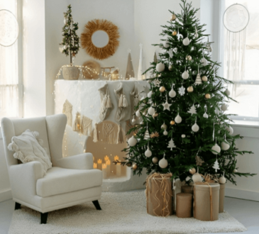 The Advantages of Choosing a Natural Christmas Tree for a Rustic Theme