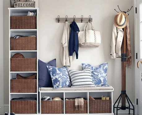 "Maximizing Entryway Functionality: Creative Tips and Ideas for Enhanced Storage Solutions"