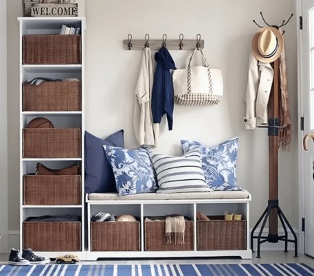 "Maximizing Entryway Functionality: Creative Tips and Ideas for Enhanced Storage Solutions"