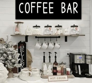 Tips for Creating a Stylish Christmas Coffee Bar Decor Scheme