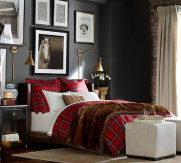 Christmas Tartan Decorations Bed Room Ideas Make You Feel Like a Winter Wonderland