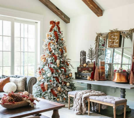 Magical Farmhouse Christmas Decorations home tour