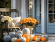 21 Decorating outdoors for fall a wonderful ways
