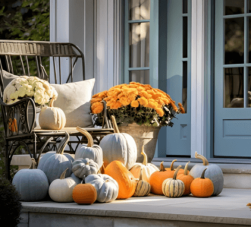21 Decorating outdoors for fall a wonderful ways