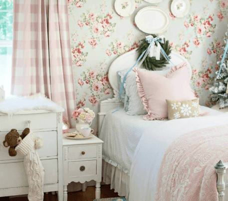 Best Christmas shabby chic home tour