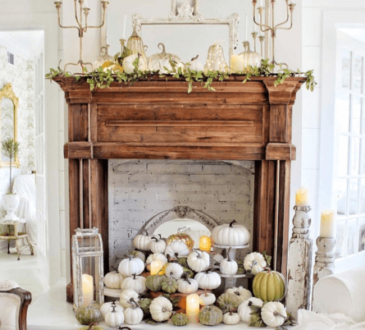 Charming Farmhouse Cottage Chic Fall Decor