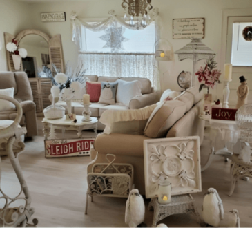 Vintage Christmas House Chic home tour