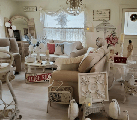 Vintage Christmas House Chic home tour