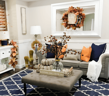 A Tour of a Beautiful Cozy Fall Contemporary Farmhouse Design